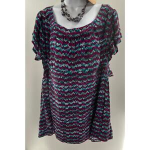 Pure Energy Batwing Sleeve Blouse